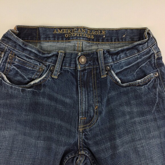 American Eagle Outfitters Jeans Men 28/32 Original Straight Cotton - Picture 11 of 12